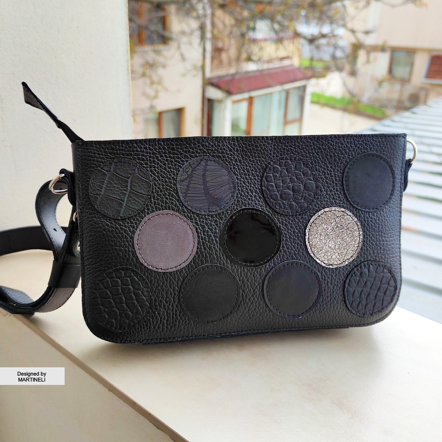 Luxury Black Shoulder Bag Elegant Mini Bag Stylish Crossbody Bag