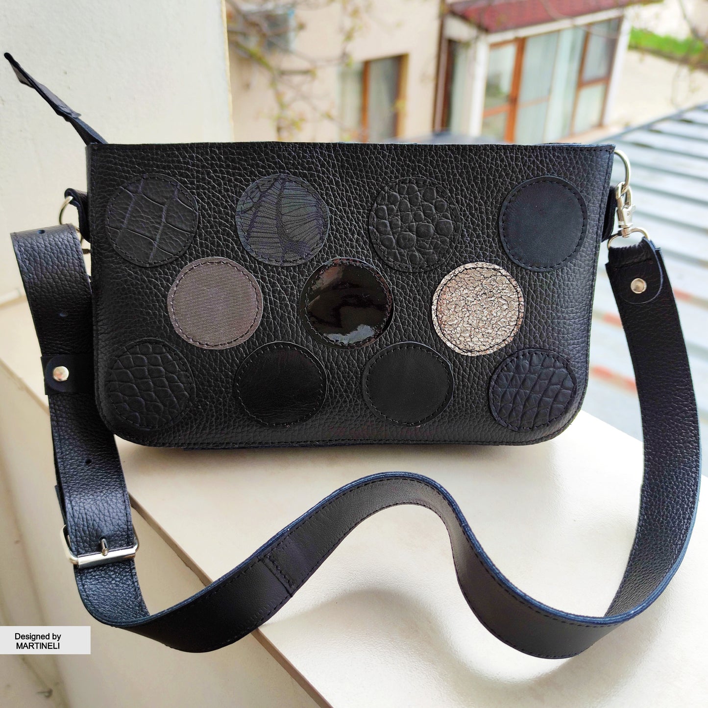 Luxury Black Shoulder Bag Elegant Mini Bag Stylish Crossbody Bag