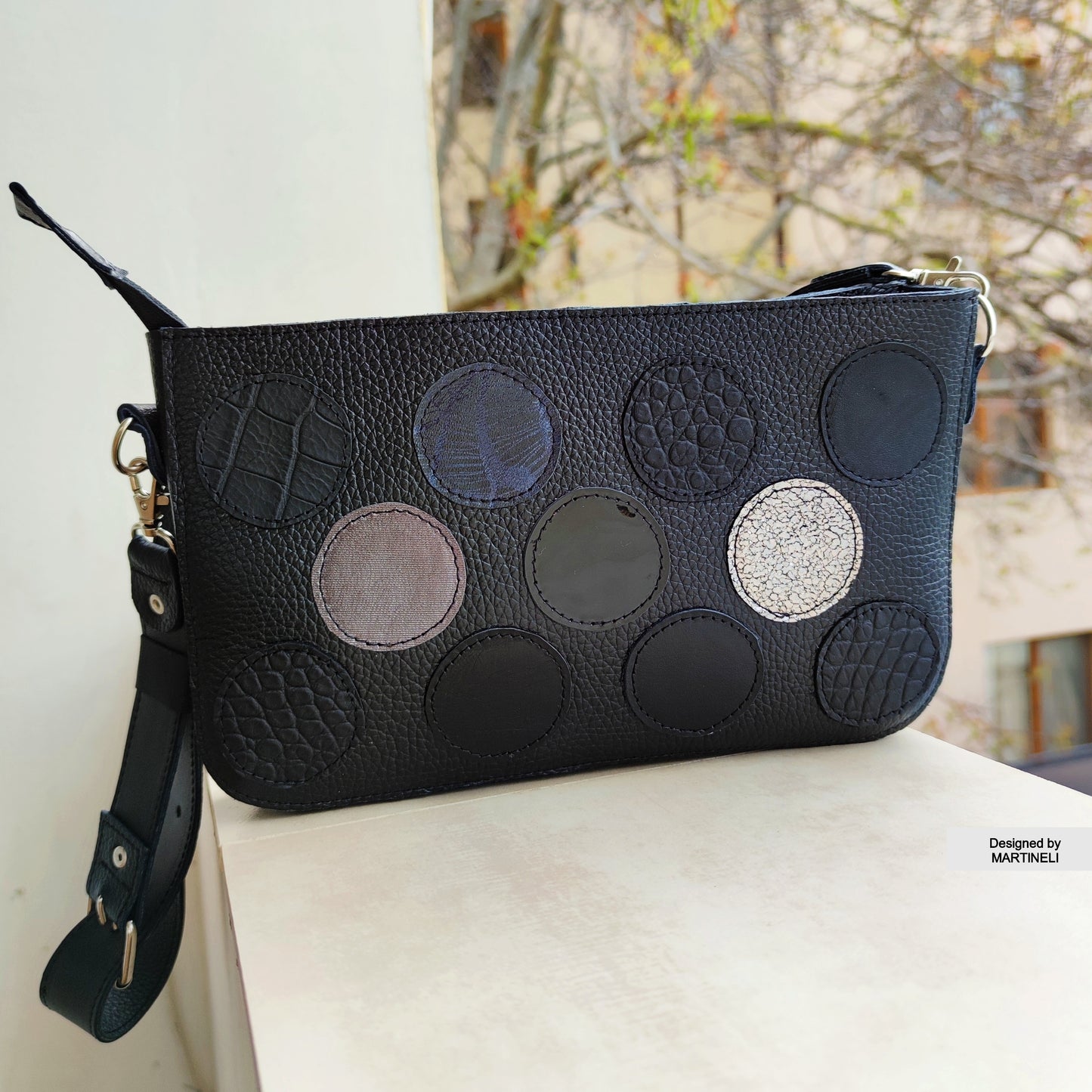 Luxury Black Shoulder Bag Elegant Mini Bag Stylish Crossbody Bag