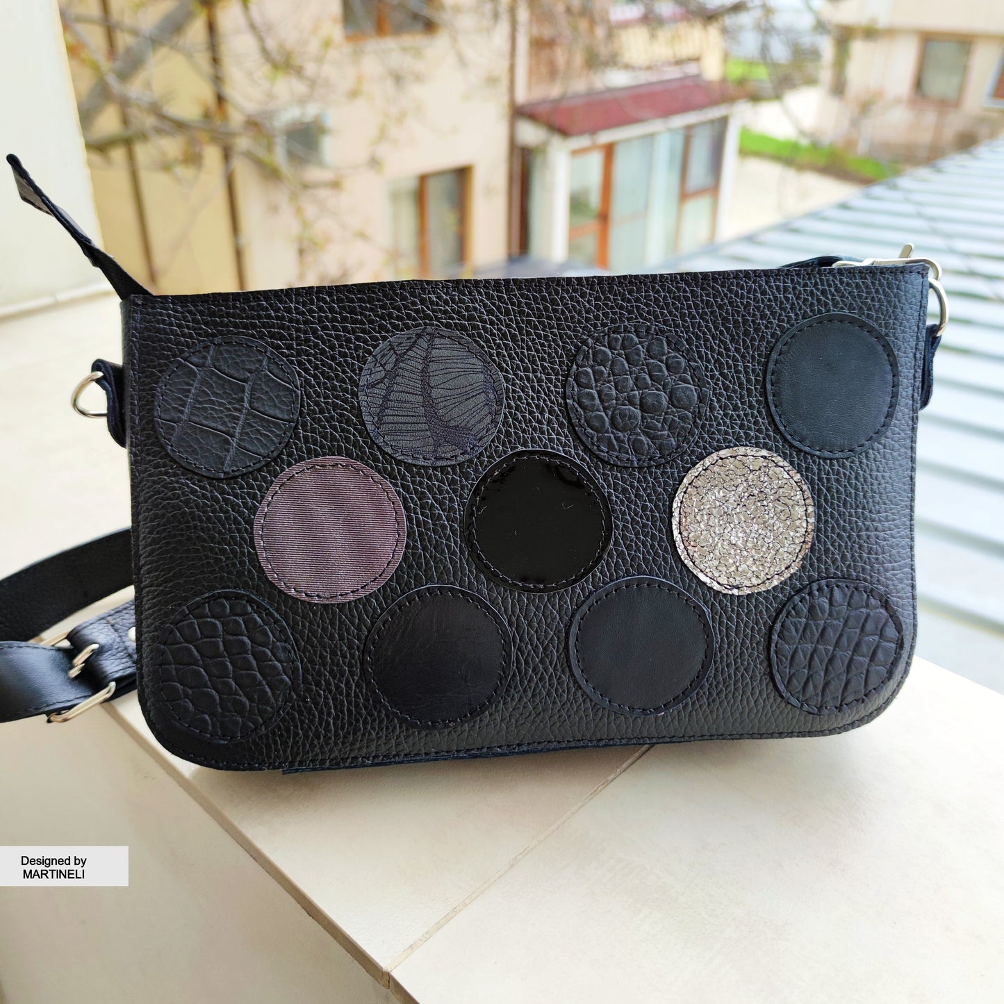Luxury Black Shoulder Bag Elegant Mini Bag Stylish Crossbody Bag