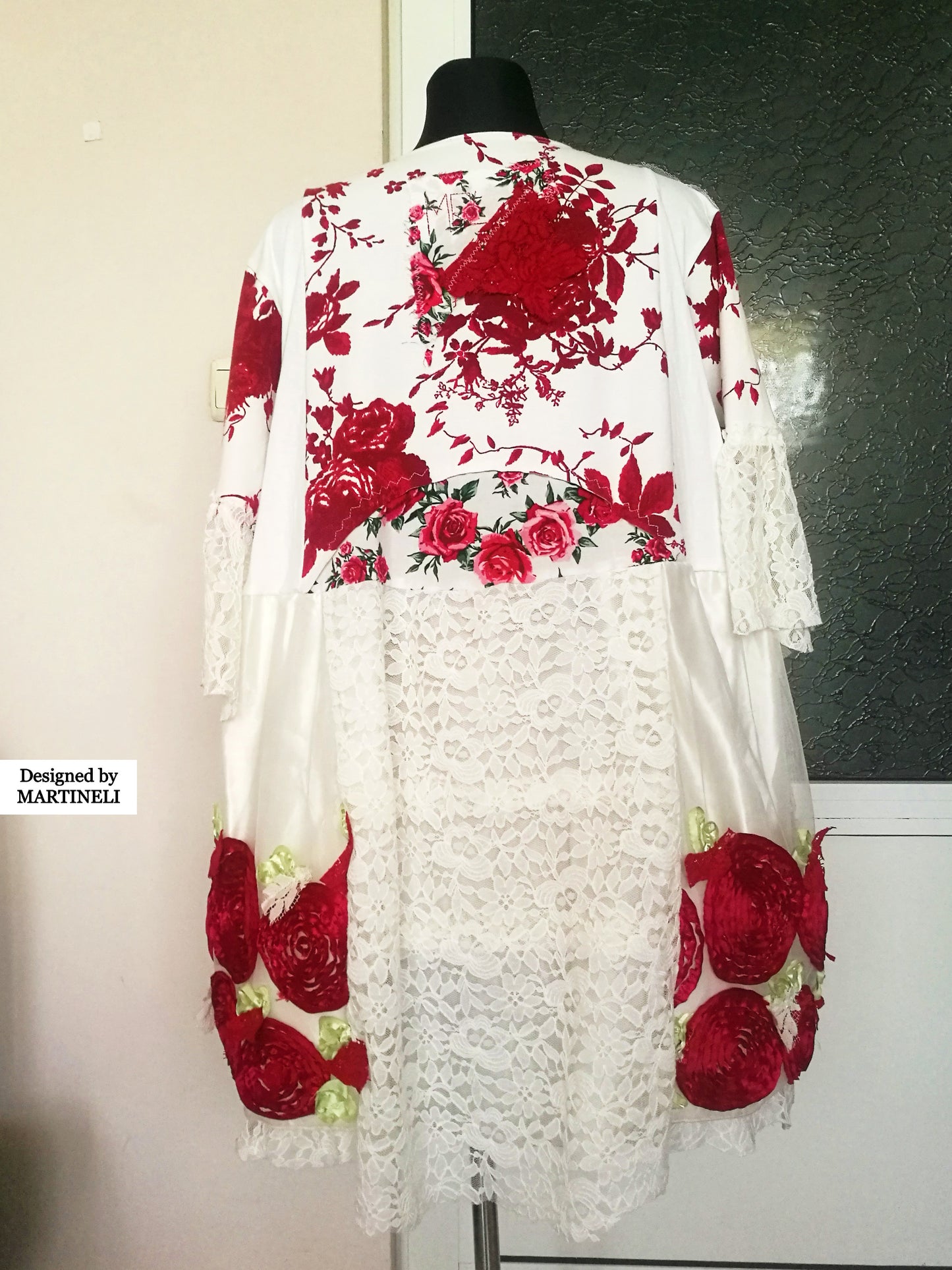 Plus Size Embroidered Dress 4XL Maxi White Summer Dress