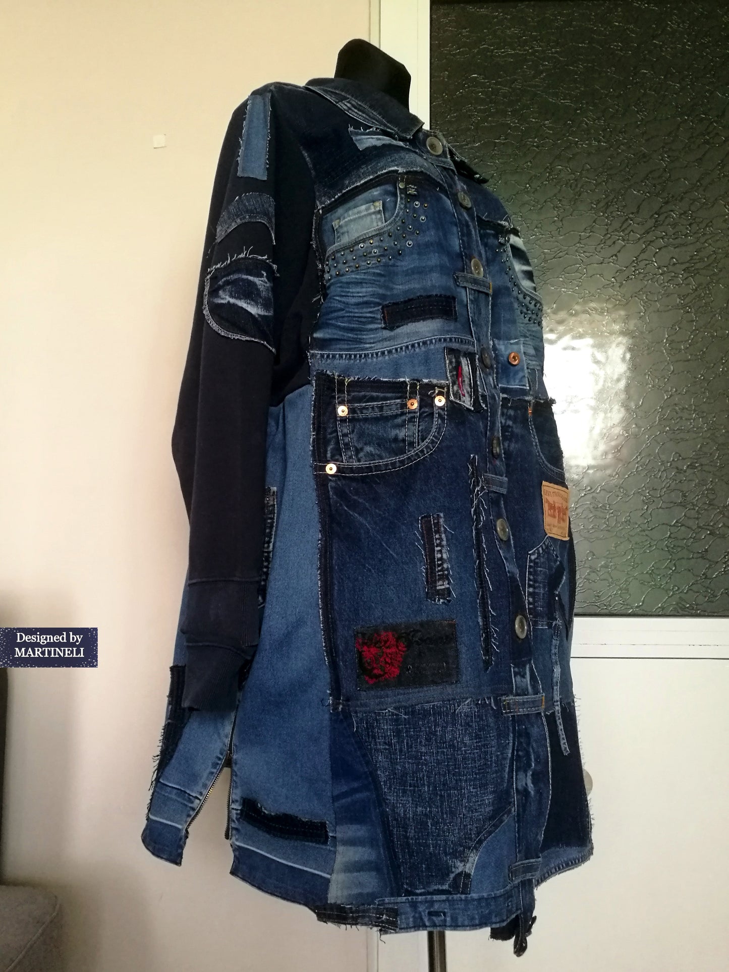 Plus Size Levis Denim Jacket 5X Maxi Distressed Denim Jacket
