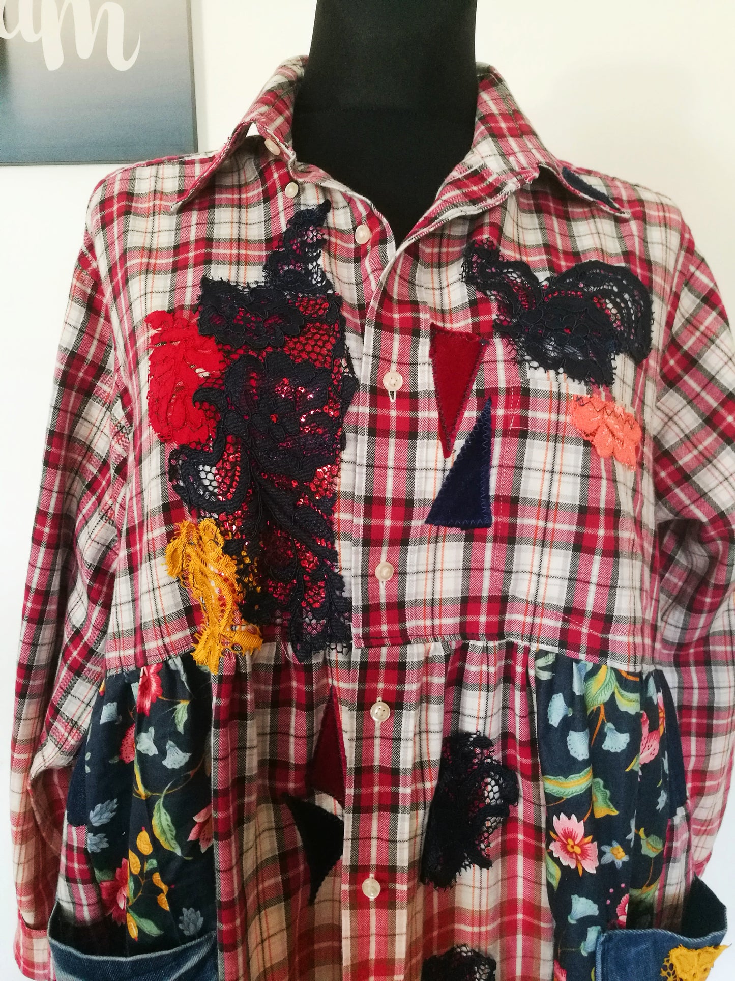 Plus Size Shirt Dress 2XL Boho Fall Jacket Dress