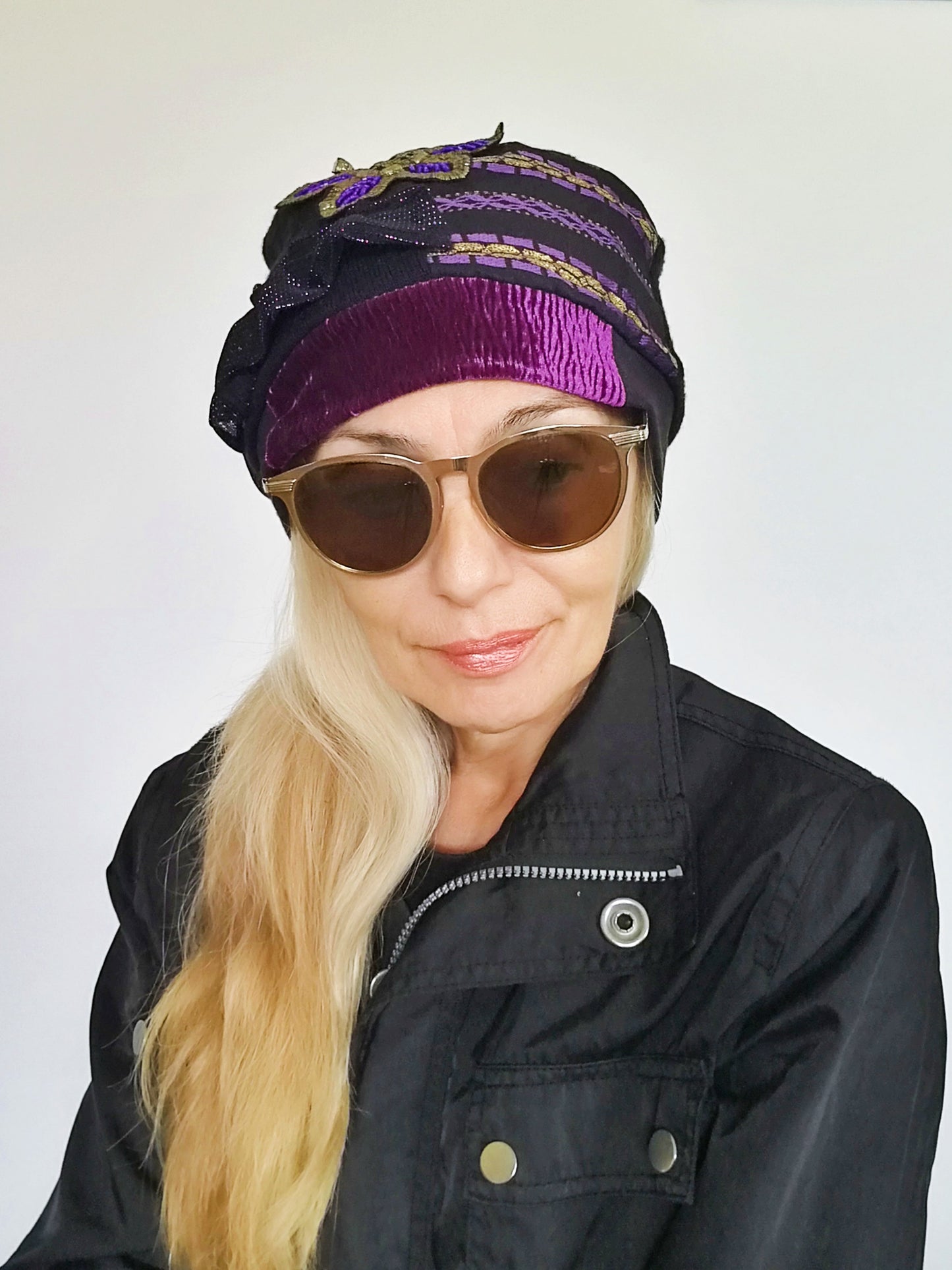 Winter Beanies for Women Black Wool Beanie Warm Knit Beanie