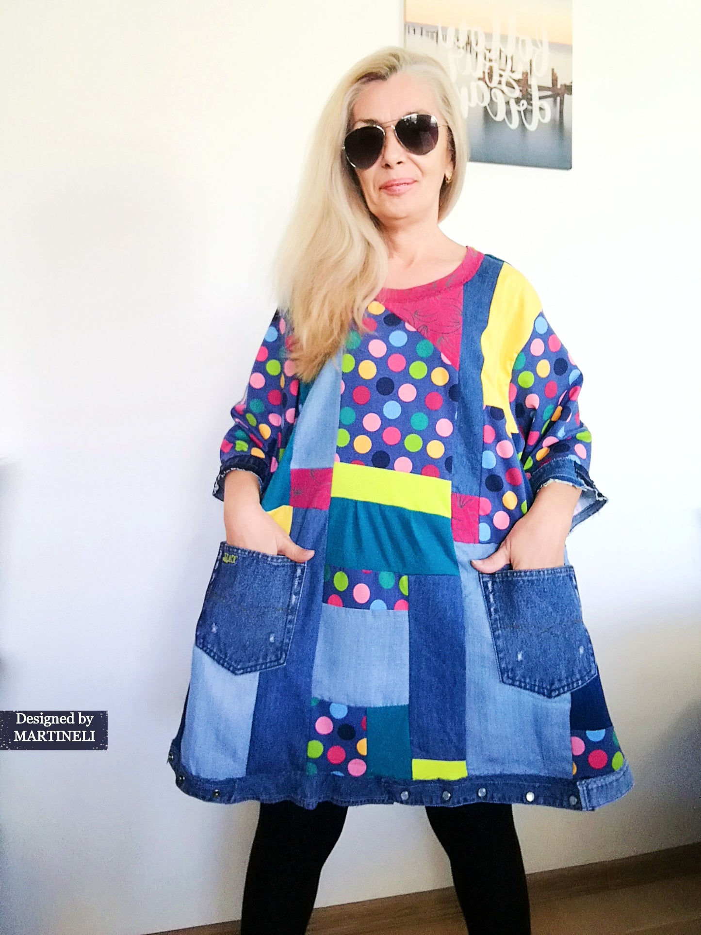 Plus Size Summer Dress 3X Maxi Denim Tunic Dress