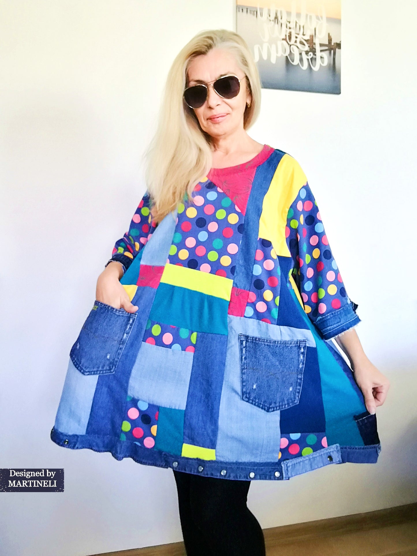 Plus Size Summer Dress 3X Maxi Denim Tunic Dress