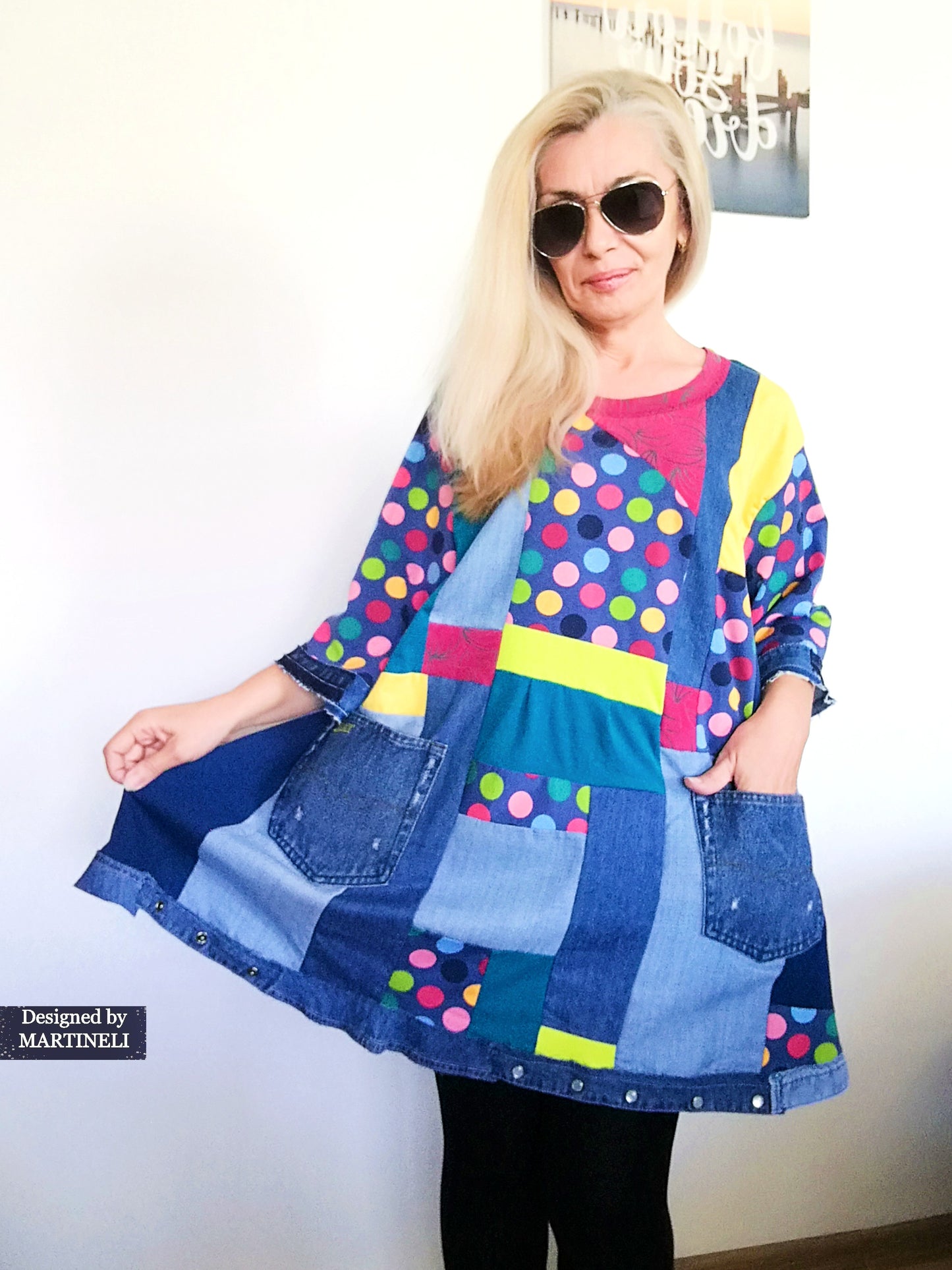 Plus Size Summer Dress 3X Maxi Denim Tunic Dress