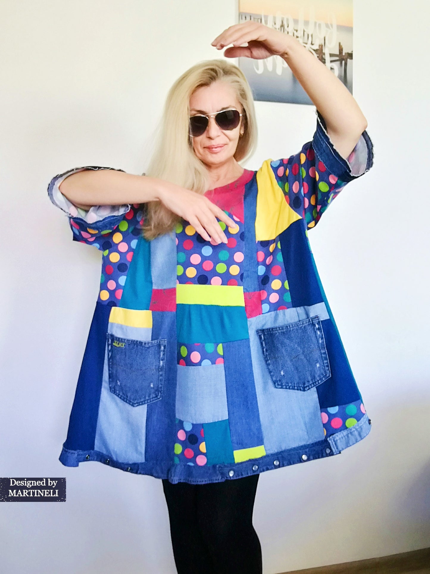 Plus Size Summer Dress 3X Maxi Denim Tunic Dress
