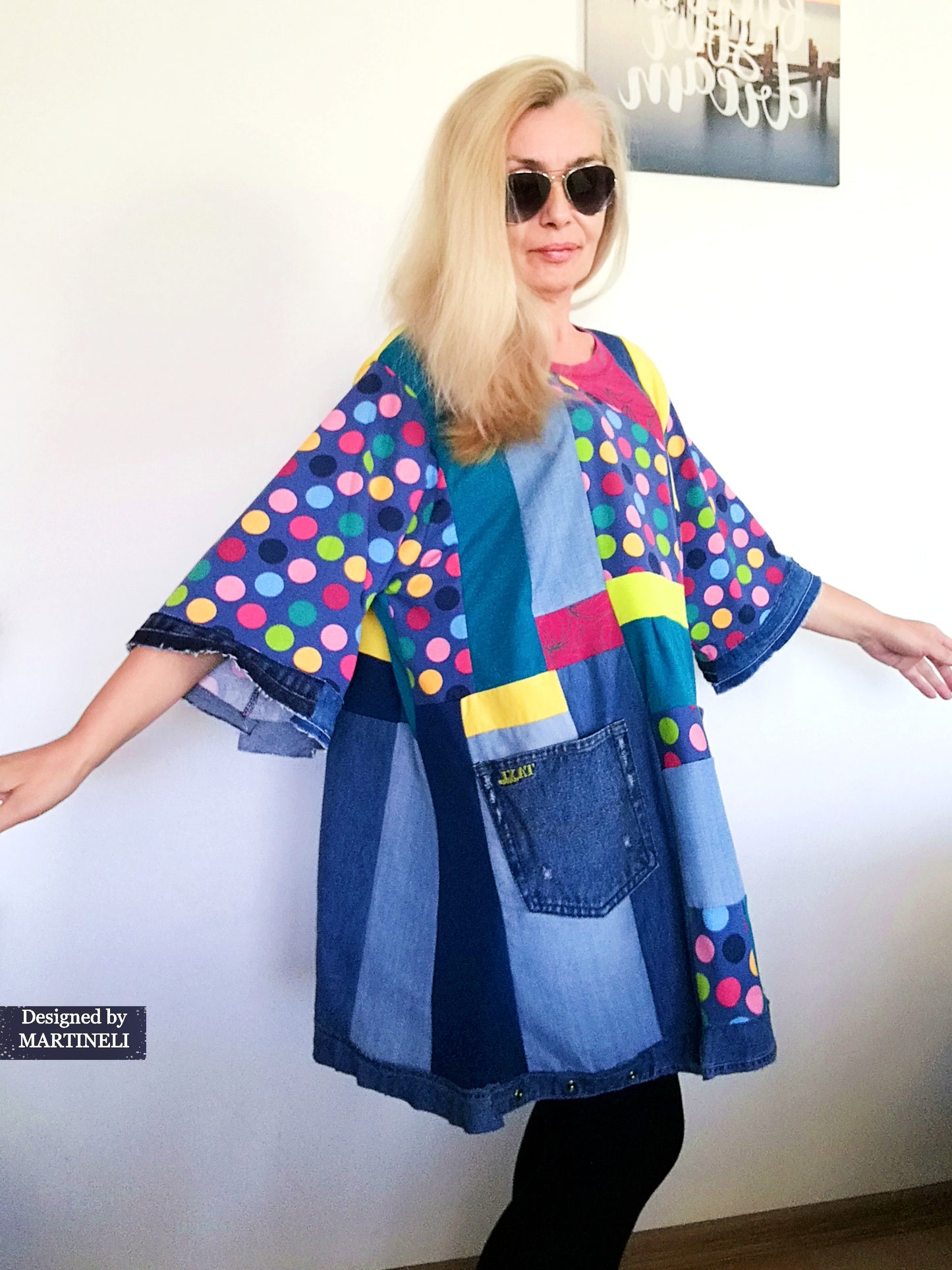 Plus Size Summer Dress 3X Maxi Denim Tunic Dress