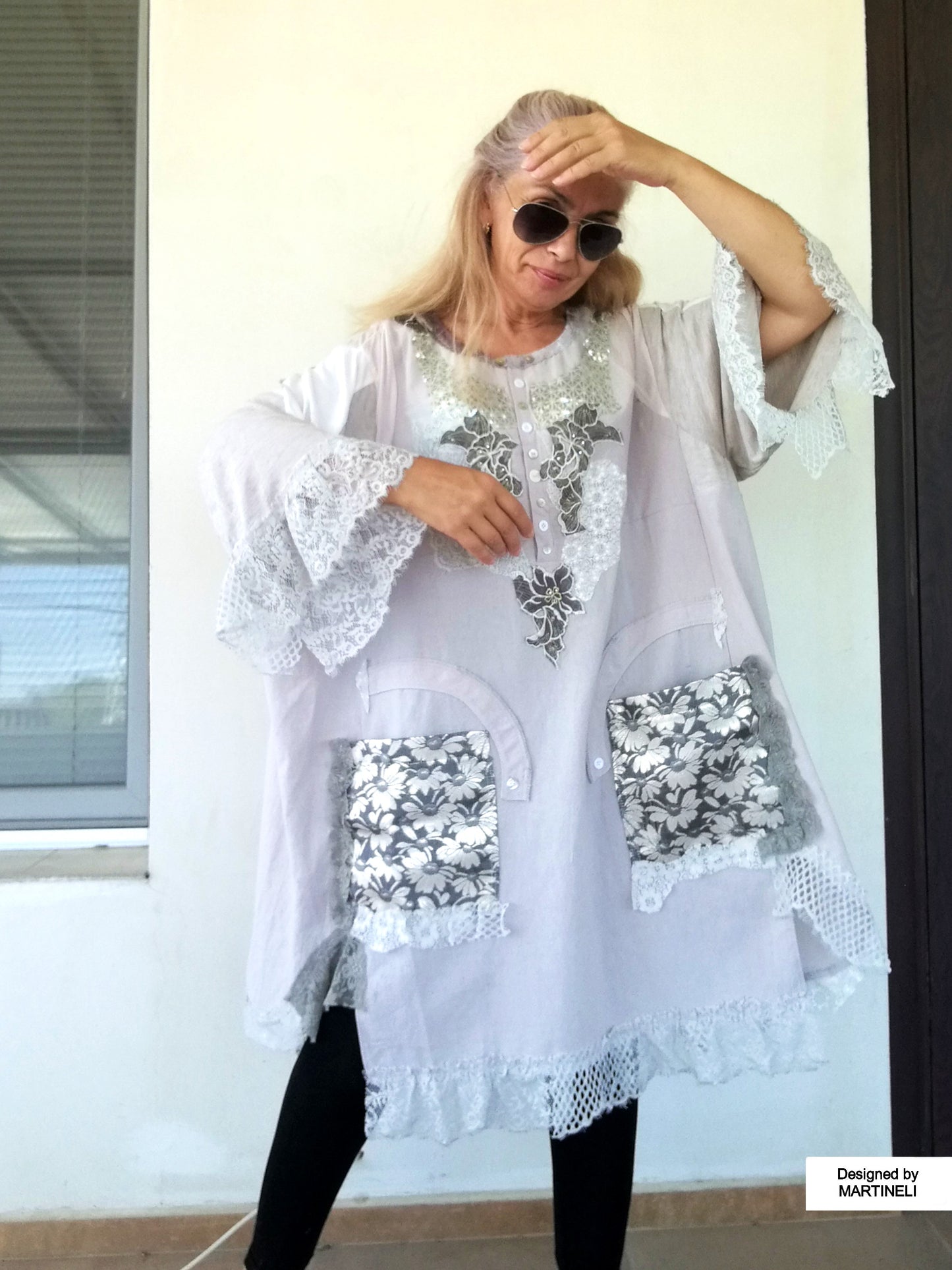 PLUS SIZE LINEN DRESS 5XL MAXI BOHO SHIRT DRESS