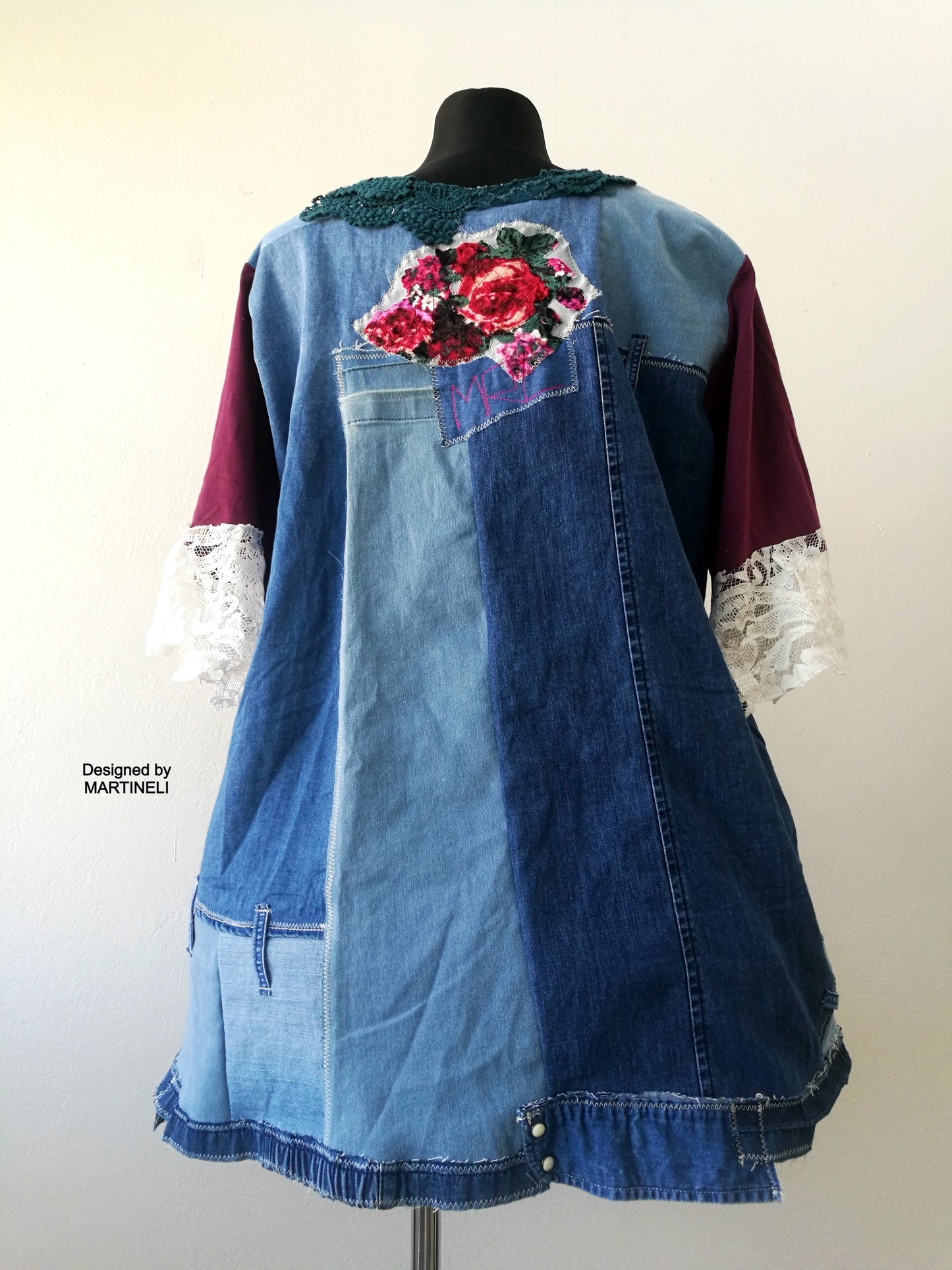Plus Size Denim Dress,3XL Maxi Summer Shirt Dress