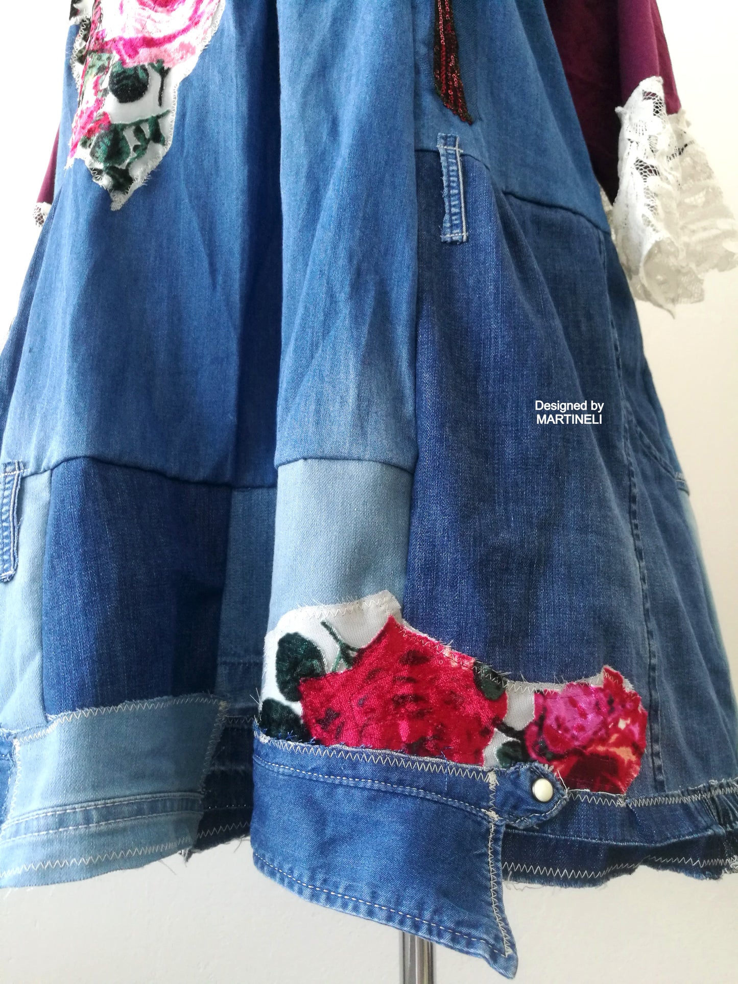 Plus Size Denim Dress,3XL Maxi Summer Shirt Dress