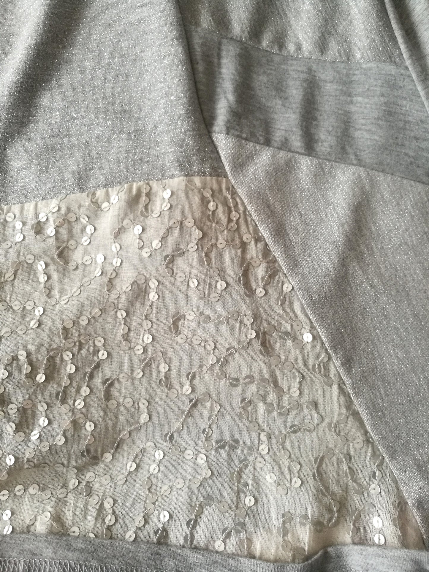 Gray Tunic Dress,M Casual Chic Cotton Top