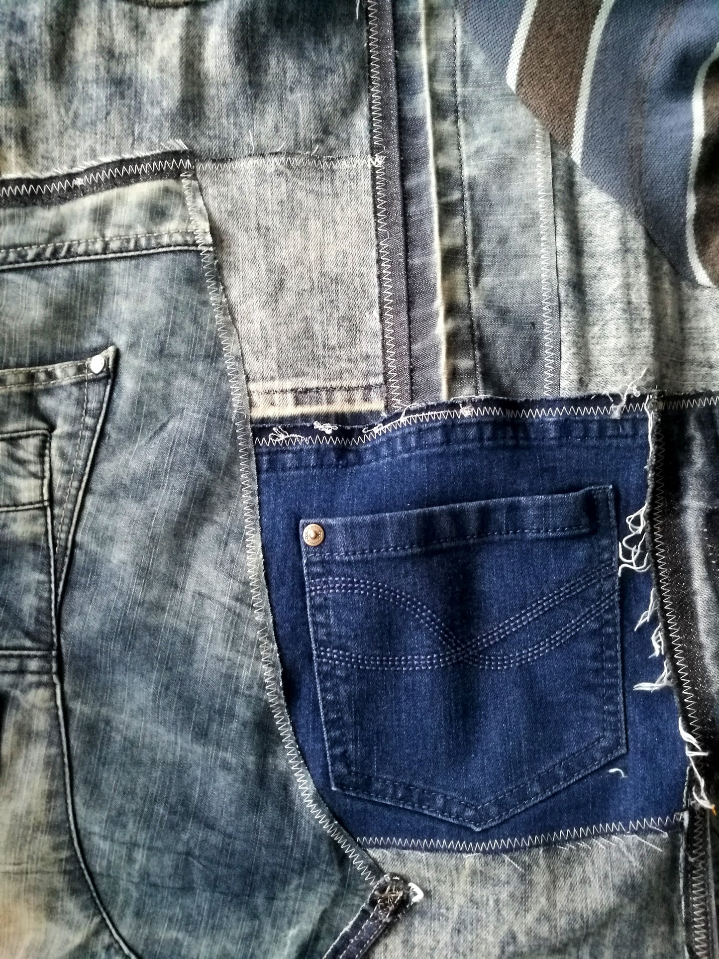 Plus Size Denim Top,XL/2XL Long Sleeves T-Shirt