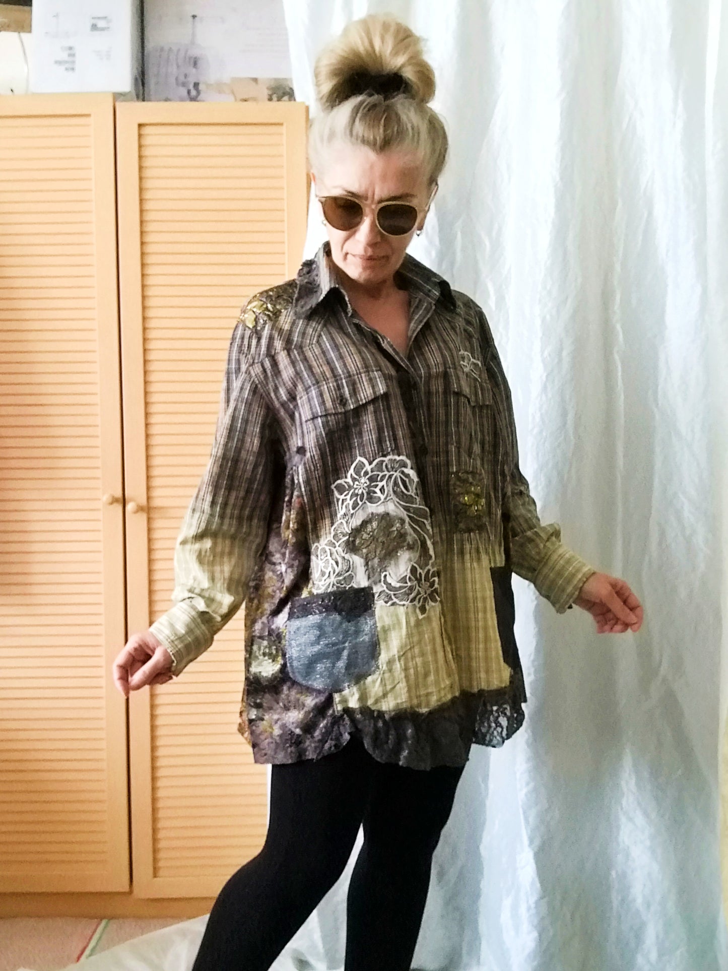 Brown Jacket Dress,XL Long Shirt Dress