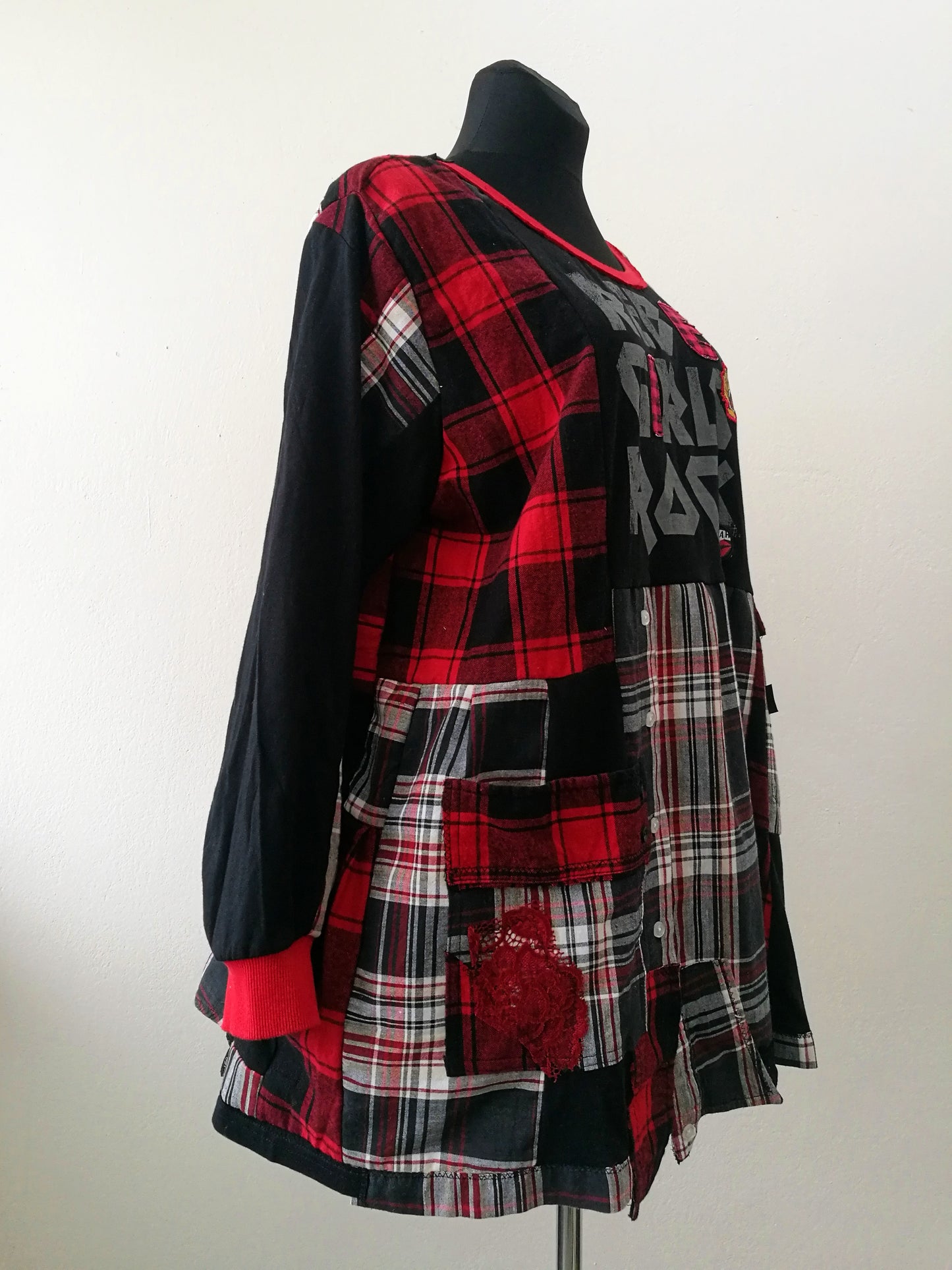 PLUS SIZE SHIRT DRESS,3X/4X MAXI T-SHIRT DRESS