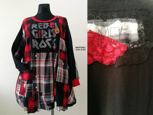 PLUS SIZE SHIRT DRESS,3X/4X MAXI T-SHIRT DRESS