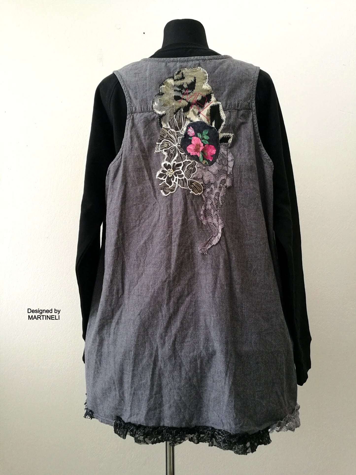 Plus Size Pinafore Dress,3X Boho Embroidered Overall Dress