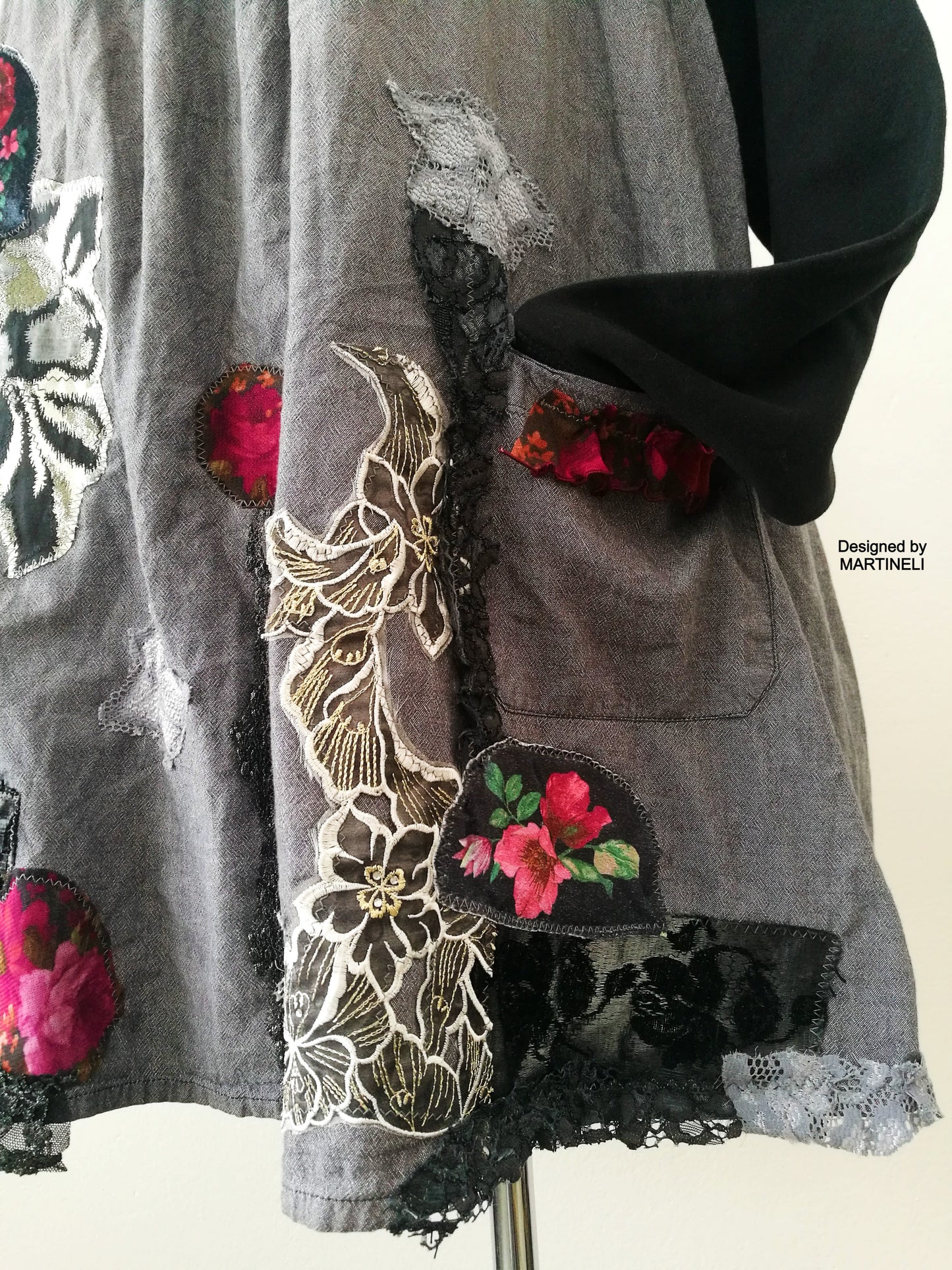 Plus Size Pinafore Dress,3X Boho Embroidered Overall Dress