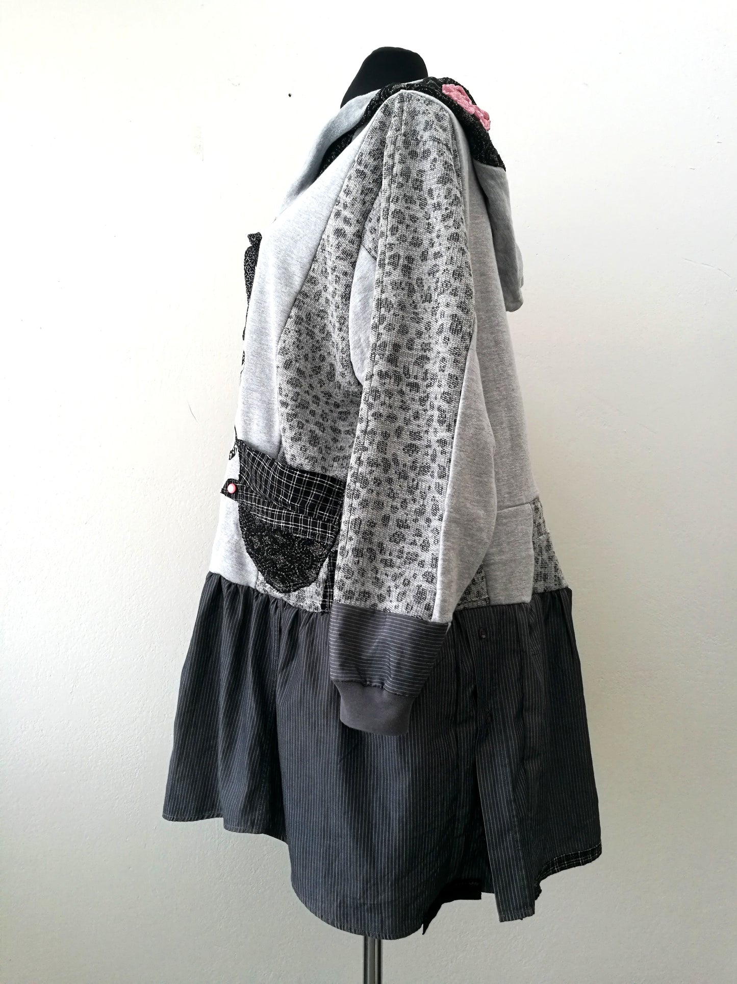 Plus Size Hooded Dress,3X Daisy Duck Sweatshirt Dress