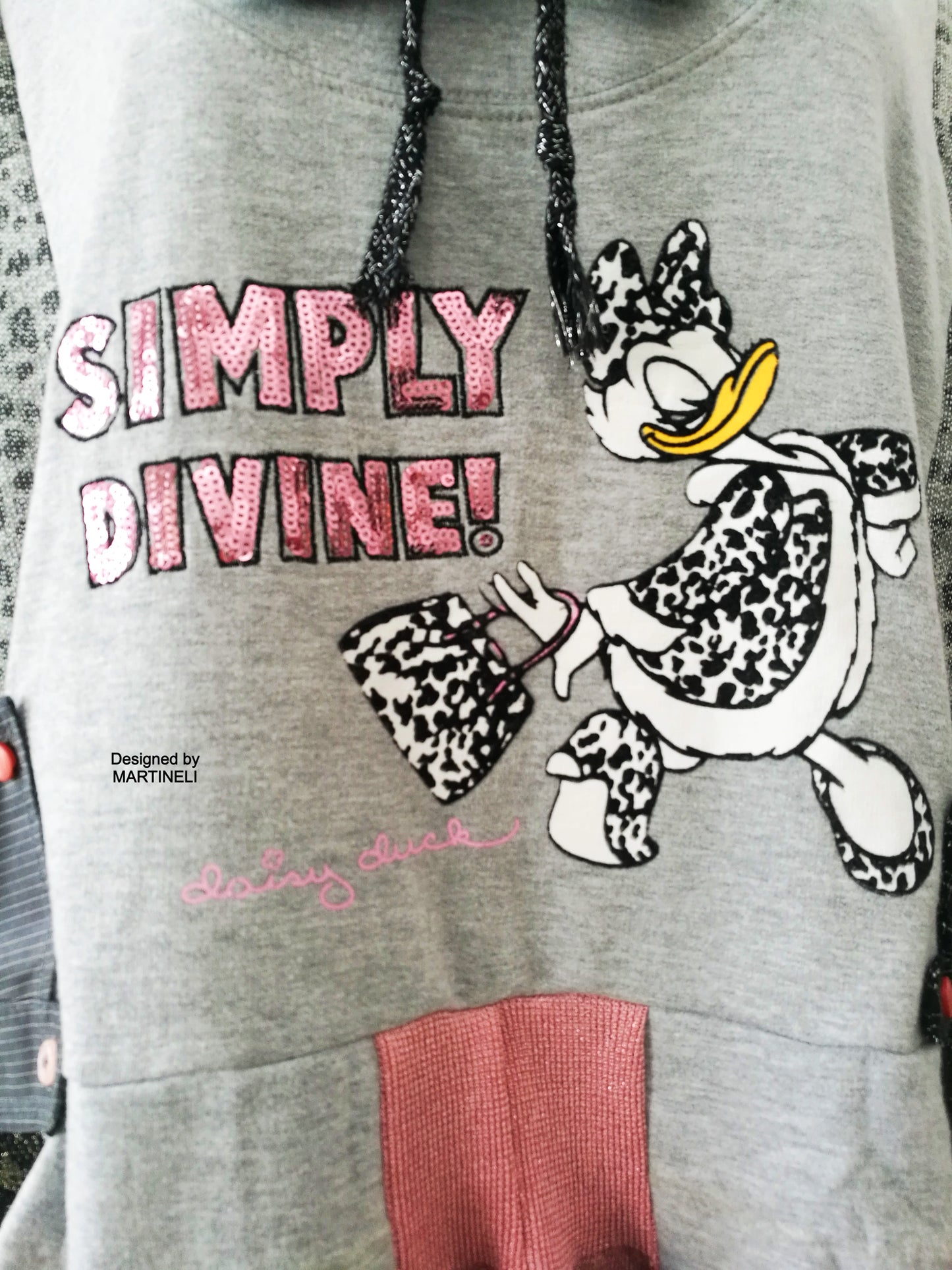 Plus Size Hooded Dress,3X Daisy Duck Sweatshirt Dress