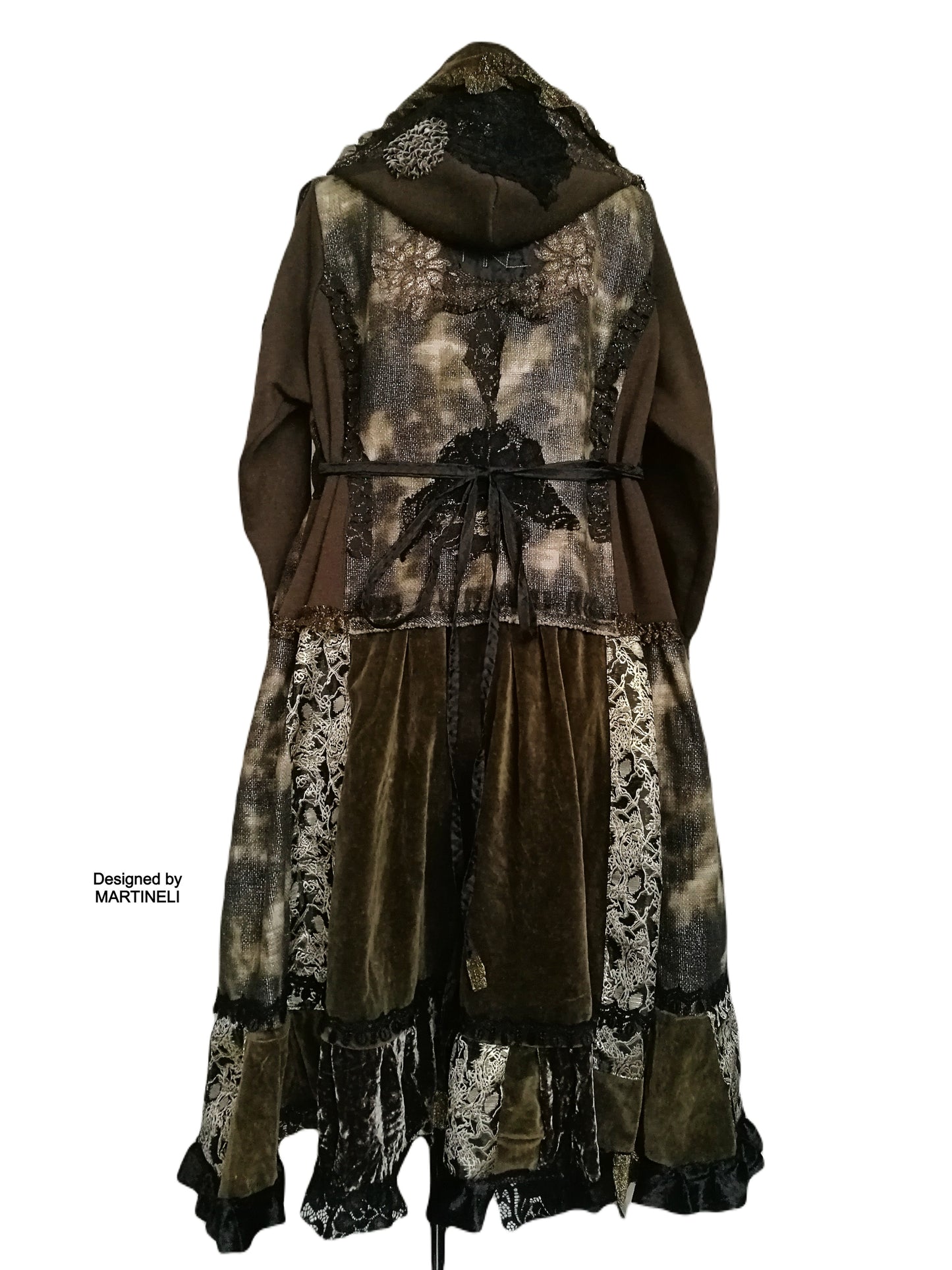 Plus Size Linen Coat,3XL/4XL Boho Style Hooded Maxi Coat