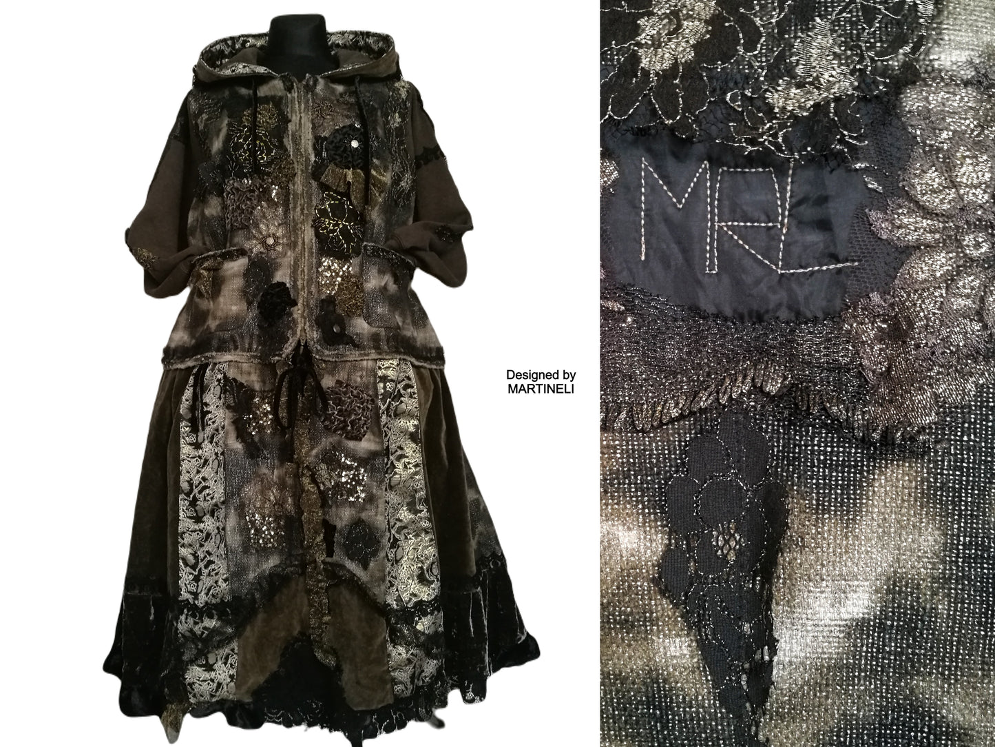 Plus Size Linen Coat,3XL/4XL Boho Style Hooded Maxi Coat