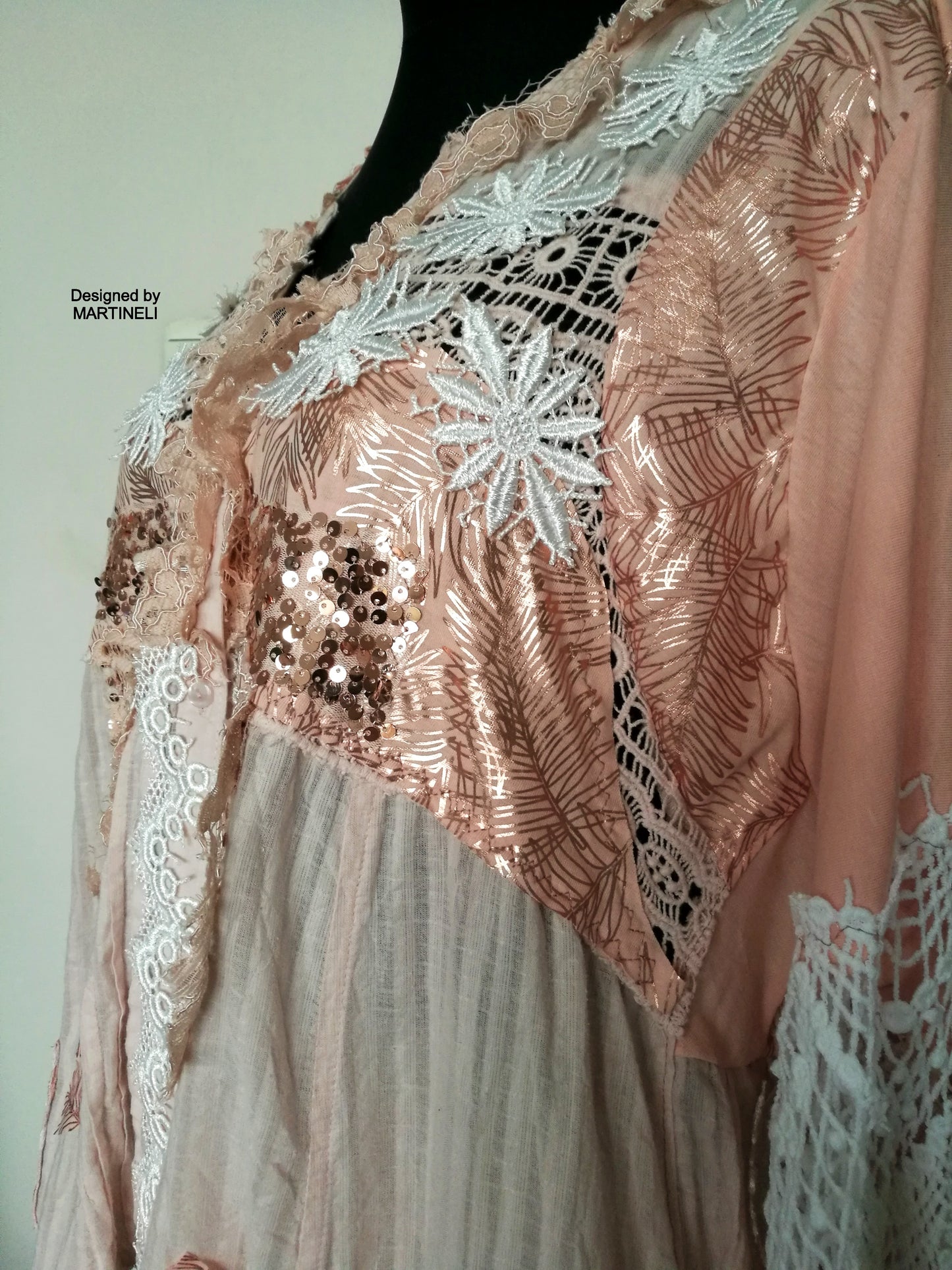 PLUS SIZE PINK JACKET DRESS 5XL MAXI BOHO SHIRT DRESS