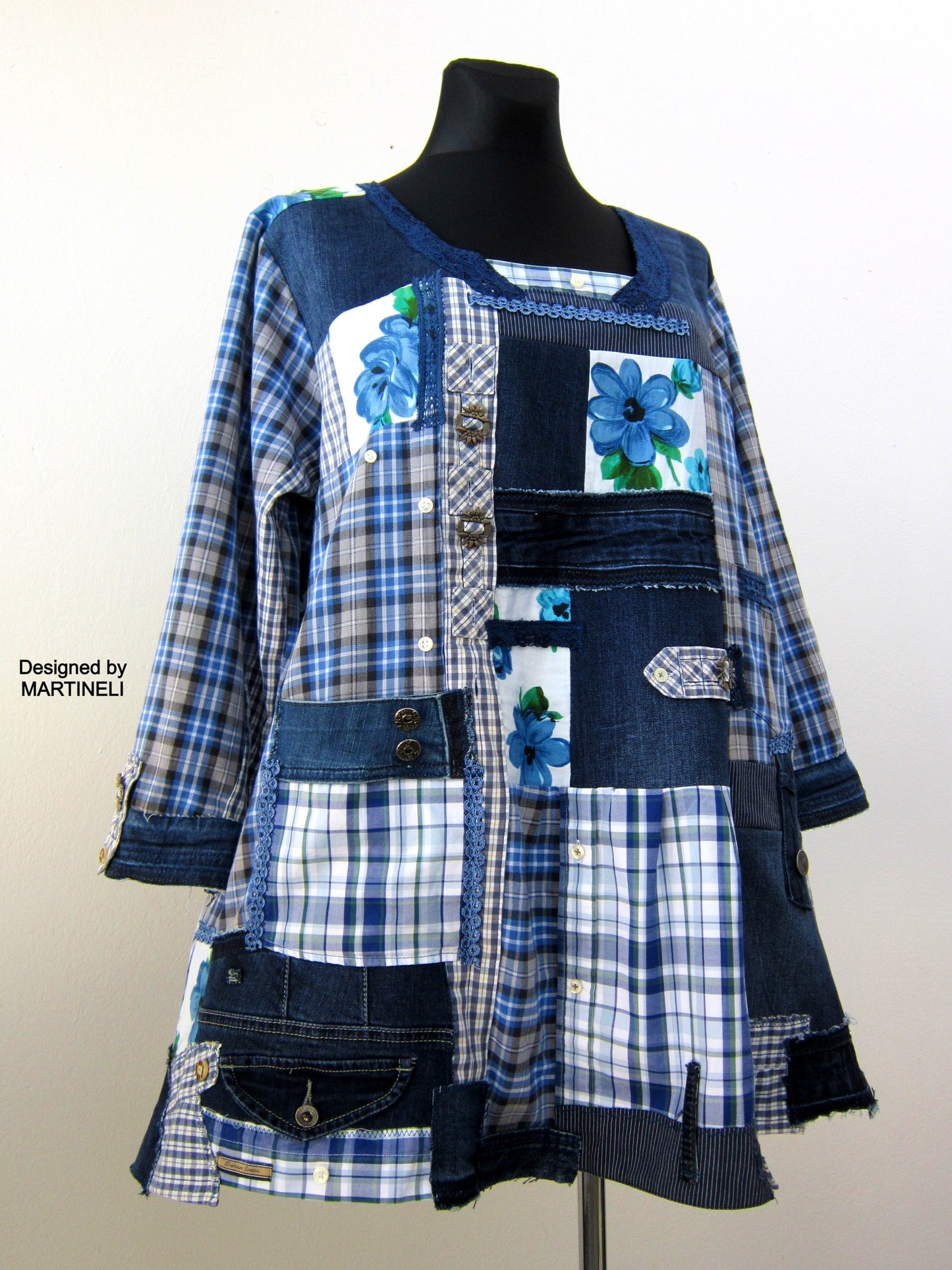 Plus Size Denim Shirt Dress,2XL Maxi Denim Dress