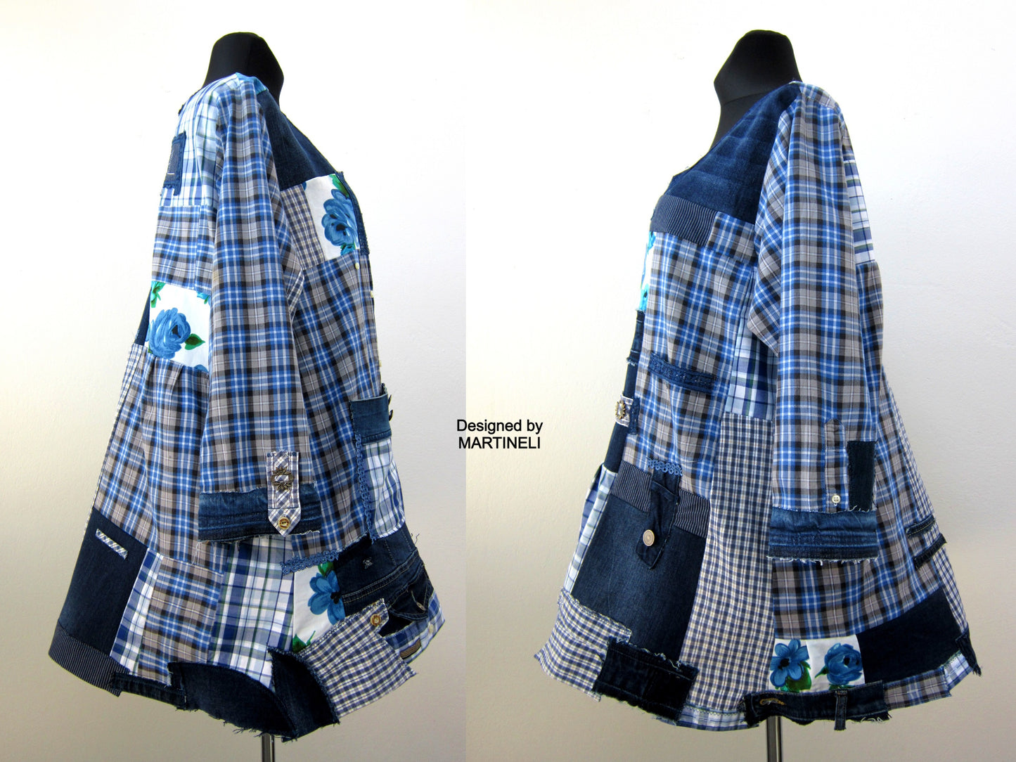 Plus Size Denim Shirt Dress,2XL Maxi Denim Dress
