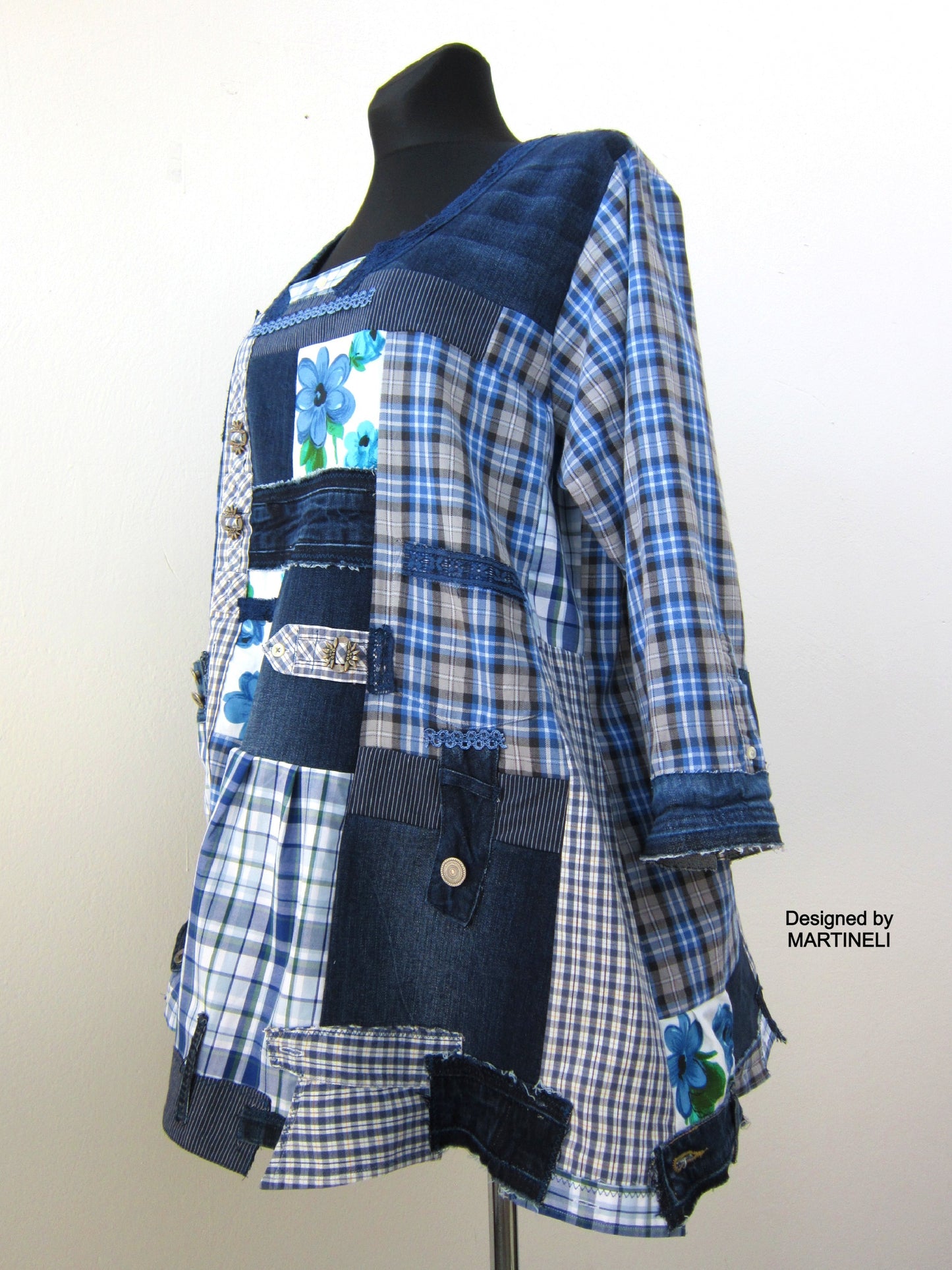 Plus Size Denim Shirt Dress,2XL Maxi Denim Dress