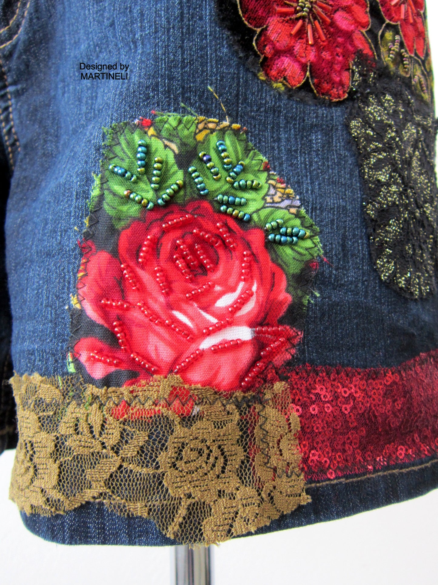 Women`s Denim Shorts,Summer Jean ShortsM/L Upcycled Clothing for Women