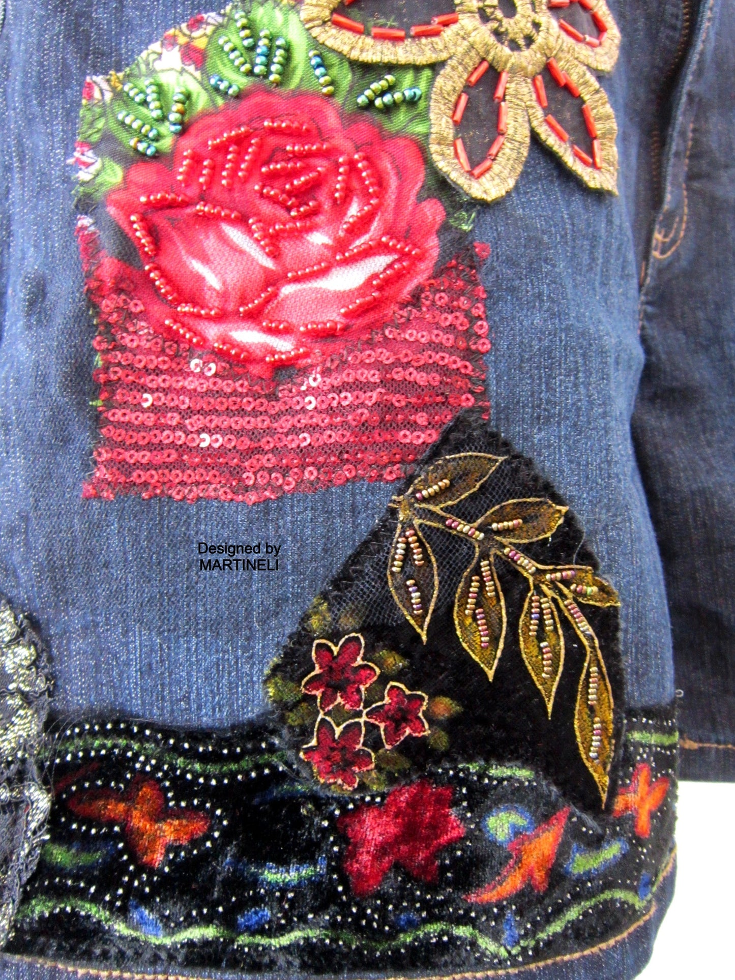 Women`s Denim Shorts,Summer Jean ShortsM/L Upcycled Clothing for Women