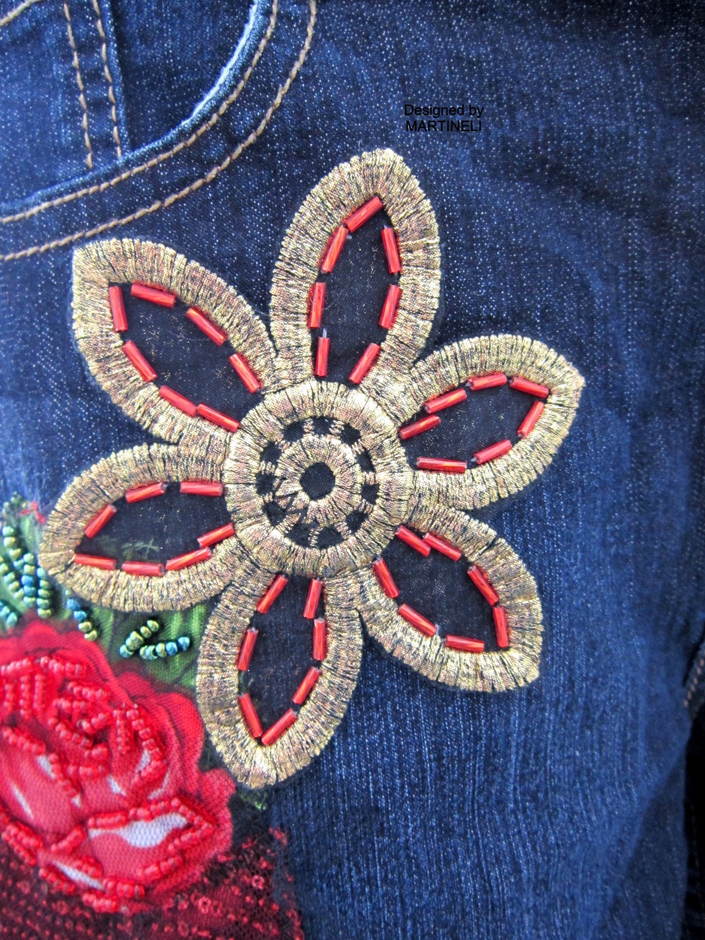 Women`s Denim Shorts,Summer Jean ShortsM/L Upcycled Clothing for Women