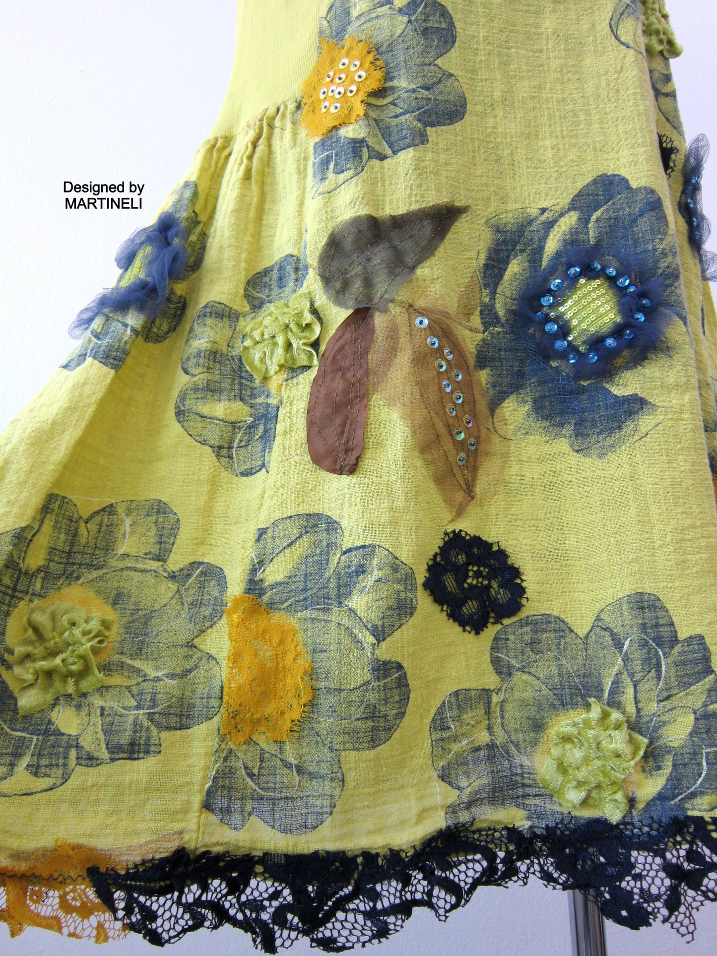 Yellow Linen Dress,Sleeveless Dress,Midi Dress