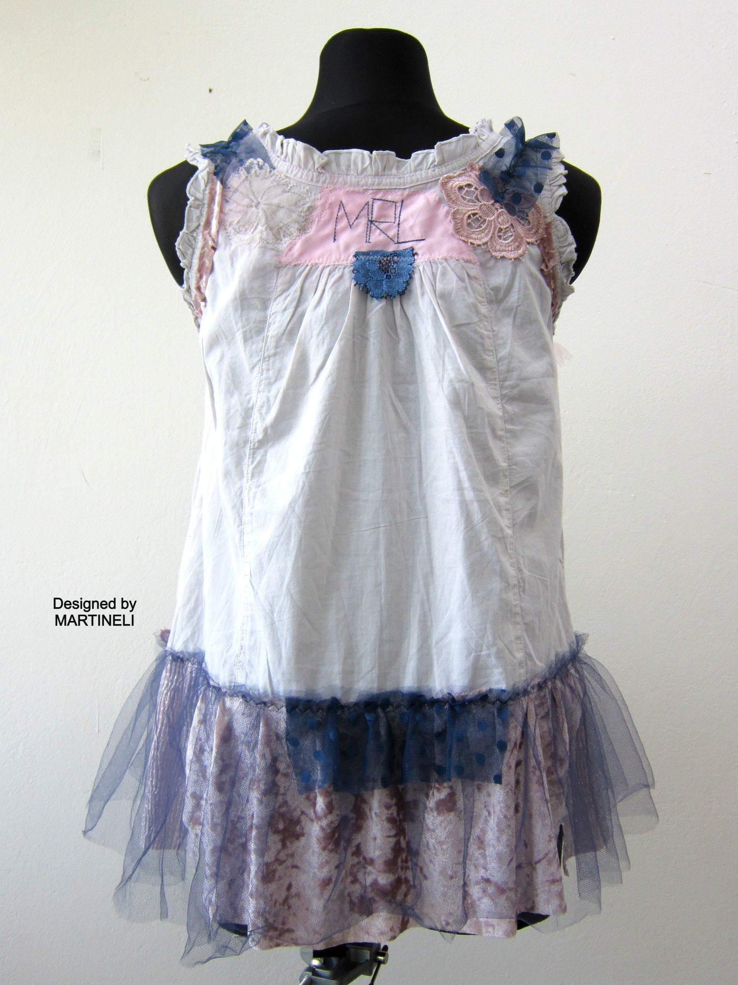 Sleeveless Summer Top,M Boho Chic Shirt Dress