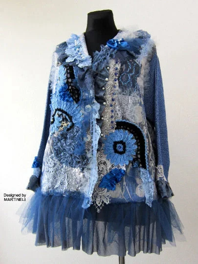 Plus Size Linen Jacket,2XL Boho Chic Embroidered Jacket Dress