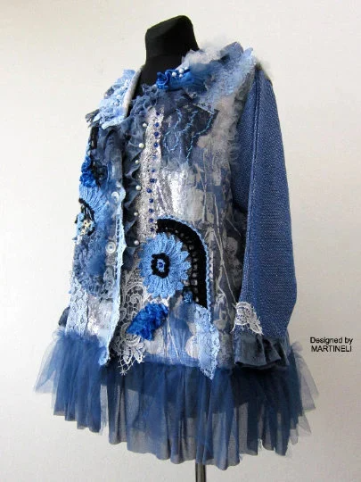 Plus Size Linen Jacket,2XL Boho Chic Embroidered Jacket Dress