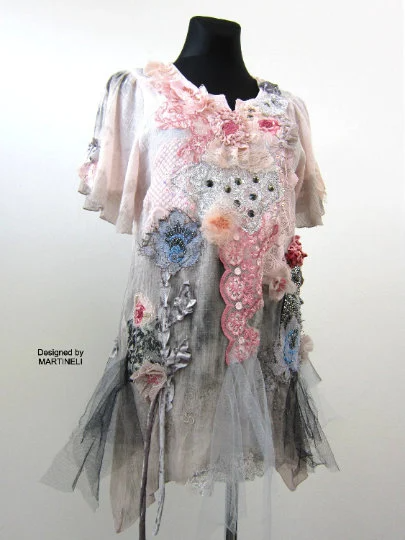 S/M Pink Tie Dye Shirt Dress,Upcycled Clothing for Women