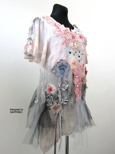 S/M Pink Tie Dye Shirt Dress,Upcycled Clothing for Women