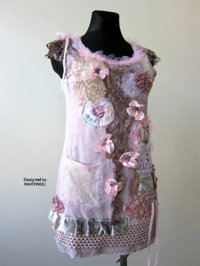 Pink Tank Dress,S Sleeveless Summer Dress for Women
