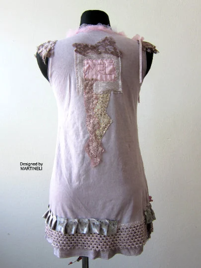 Pink Tank Dress,S Sleeveless Summer Dress for Women