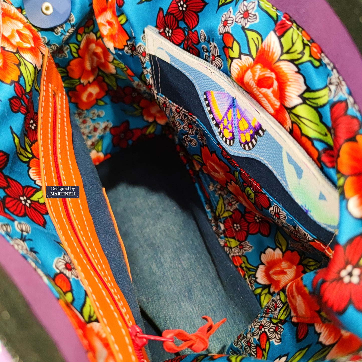 Colorful Leather Shoulder Bag Luxury Leather Hand Bag Elegant Denim Bag
