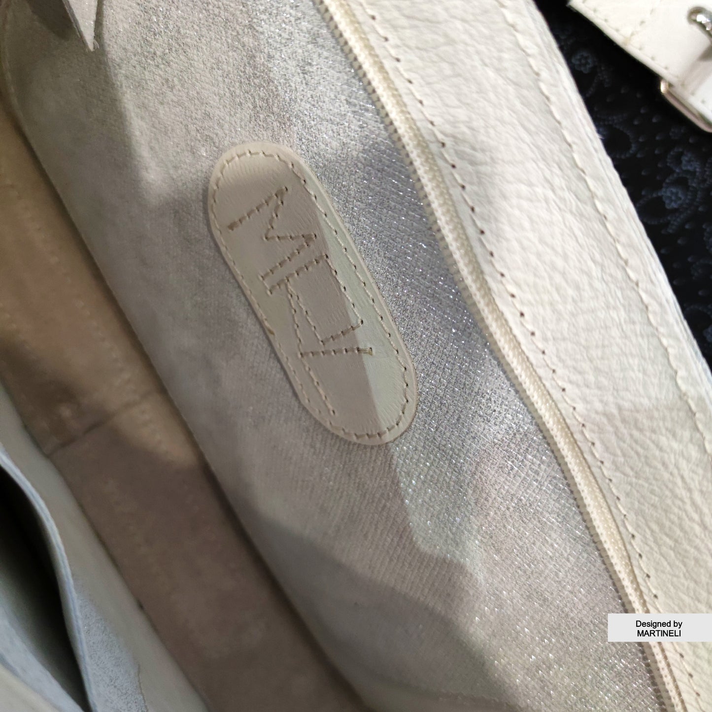 White Leather Shoulder Bag Luxury Mini Crossbody Bag Elegant Bag