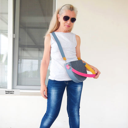 Animal Print Leather Bag-Elegant Shoulder Bag,Artsy Leather Crossbody Purse Handcrafted Everyday Bag Stylish Bag Luxury Colorful Medium Bag