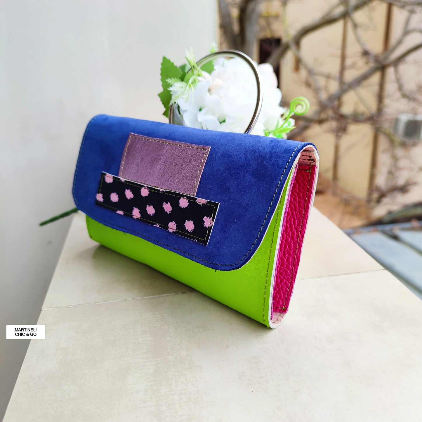 Mini Leather iPhone Bag,Yellow Party Clutch,Minimalist Animal Print Handbag