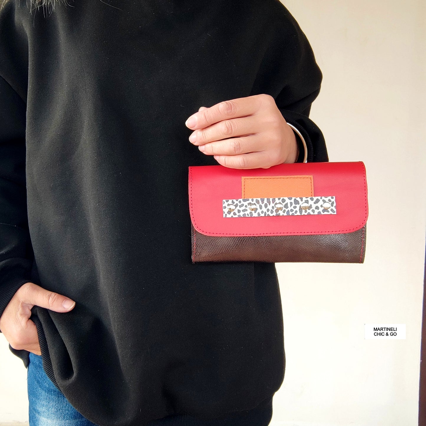 Mini Leather iPhone Bag,Yellow Party Clutch,Minimalist Animal Print Handbag