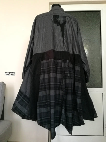 Plus Size Black Jacket Dress 5XL Maxi Boho Outfits For Women
