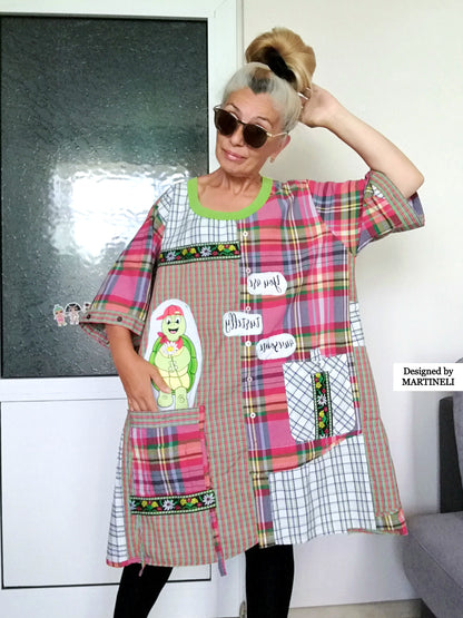 Plus Size Summer Dress 3XL Maxi Boho Shirt Dress For Women