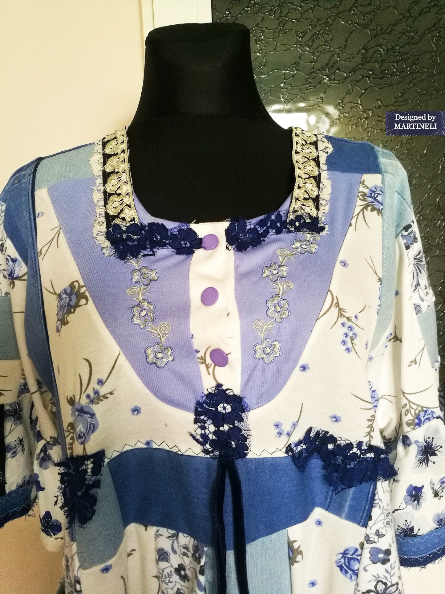 Plus Size Summer Dress 3XL Maxi Denim Shirt Dress